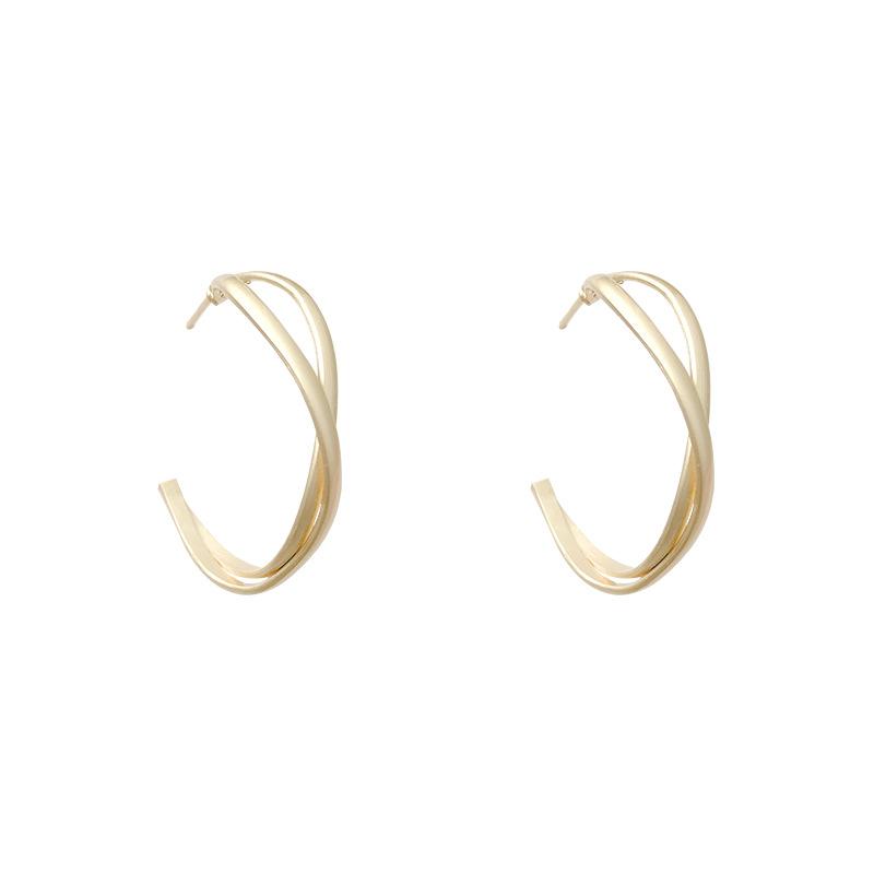 Hoop & Huggie 2021 Korean Version Of Retro Earrings Metal Matte Gold Winding Punk Female Party Jewelry
Hoop & Huggie 2021 Korean Version Of Retro Earrings Metal Matte Gold Winding Punk Female Party Jewelry