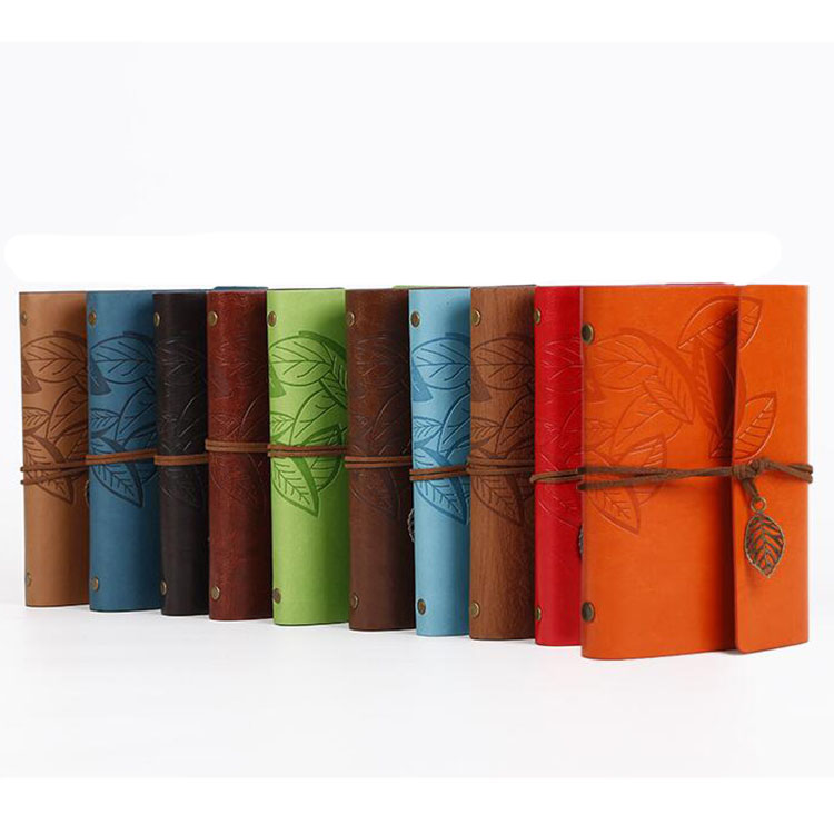PU Cover Coils Notepad Book Soft Copybook Blank Notebook Retro Leaf Travel Diary Books Kraft Journal Spiral Notebooks Stationery 10 color
PU Cover Coils Notepad Book Soft Copybook Blank Notebook Retro Leaf Travel Diary Books Kraft Journal Spiral Notebooks Stationery 10 color