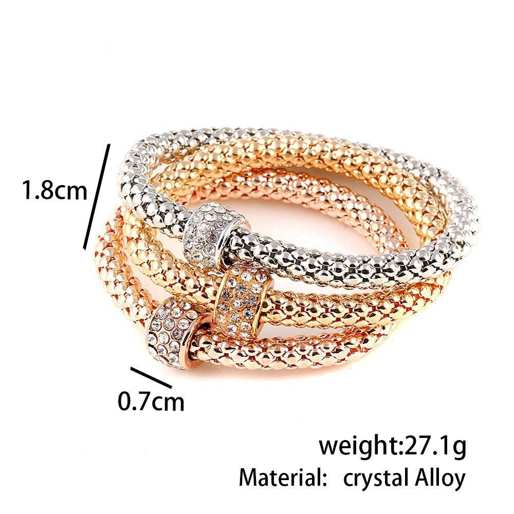 13style Elastic Crystal Bracelet Set Heart Key lock Crown Tree of Life Skull Elephant owl Charm Bangle For Women Men Fashion Jewelry Bulk