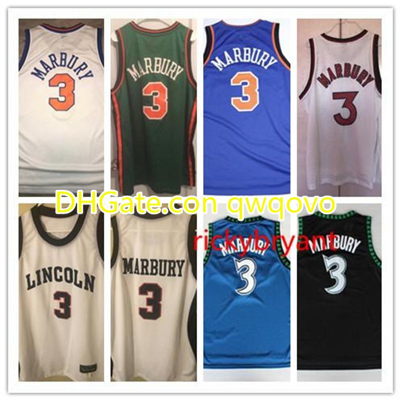 college Lincoln High School Basketball Jersey NY Stephon 3 Marbury throwback jersey Stitched embroidery custom made big size S-5XL, Black
college Lincoln High School Basketball Jersey NY Stephon 3 Marbury throwback jersey Stitched embroidery custom made big size S-5XL, Black