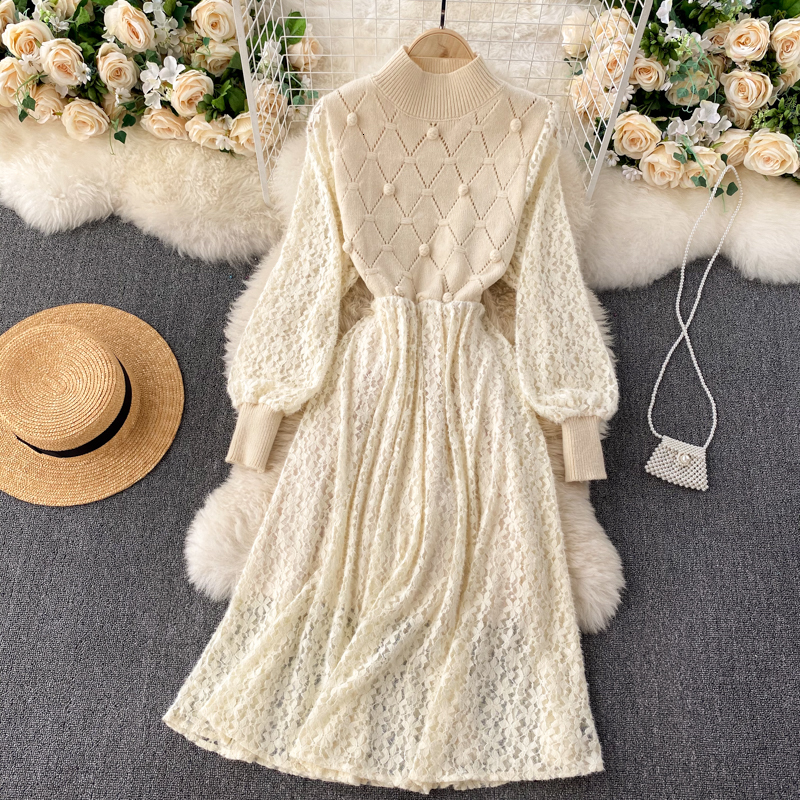 2021 New Singiny sweet bow chic splice knitted puff neck autumn streetwear a-line dress 8Y6D, Brown
2021 New Singiny sweet bow chic splice knitted puff neck autumn streetwear a-line dress 8Y6D, Brown
