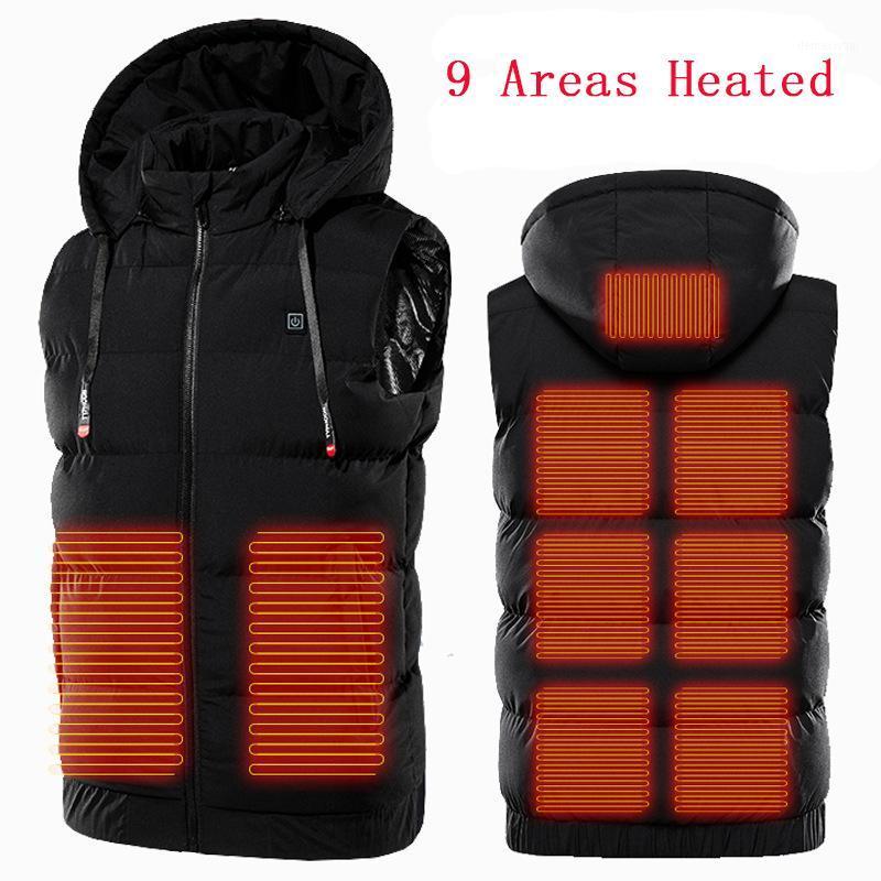 Heating Vest Jacket Men Usb Charging Outdoor Thermal Winter Warm Clothing Waistcoat Male Hooded Seelveless Heating Vest 20201, Black
Heating Vest Jacket Men Usb Charging Outdoor Thermal Winter Warm Clothing Waistcoat Male Hooded Seelveless Heating Vest 20201, Black