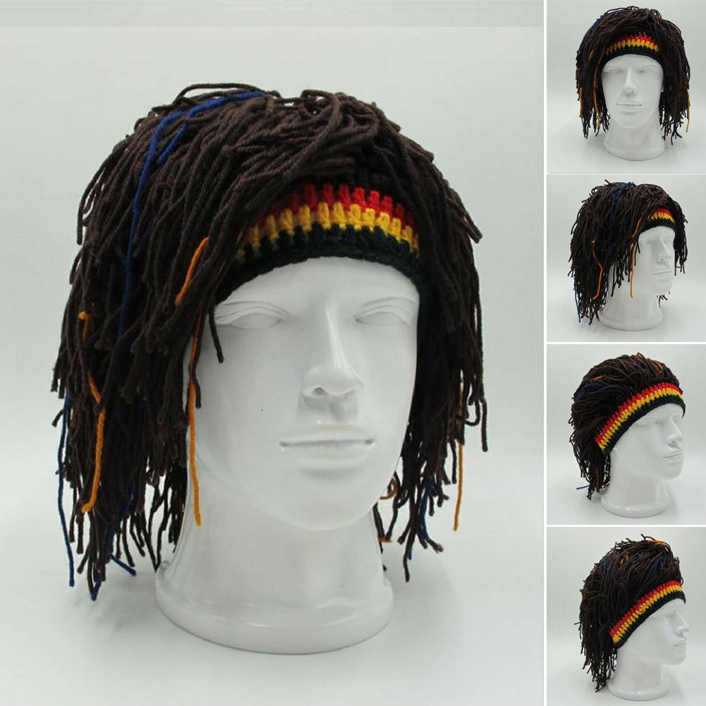 1pc Bob Marley Reggae Jamaican Rasta Hat Dreadlocks Wig Caribbean Cap Beret Dress Apparel Accessories Fashion Style New, Blue;gray
1pc Bob Marley Reggae Jamaican Rasta Hat Dreadlocks Wig Caribbean Cap Beret Dress Apparel Accessories Fashion Style New, Blue;gray