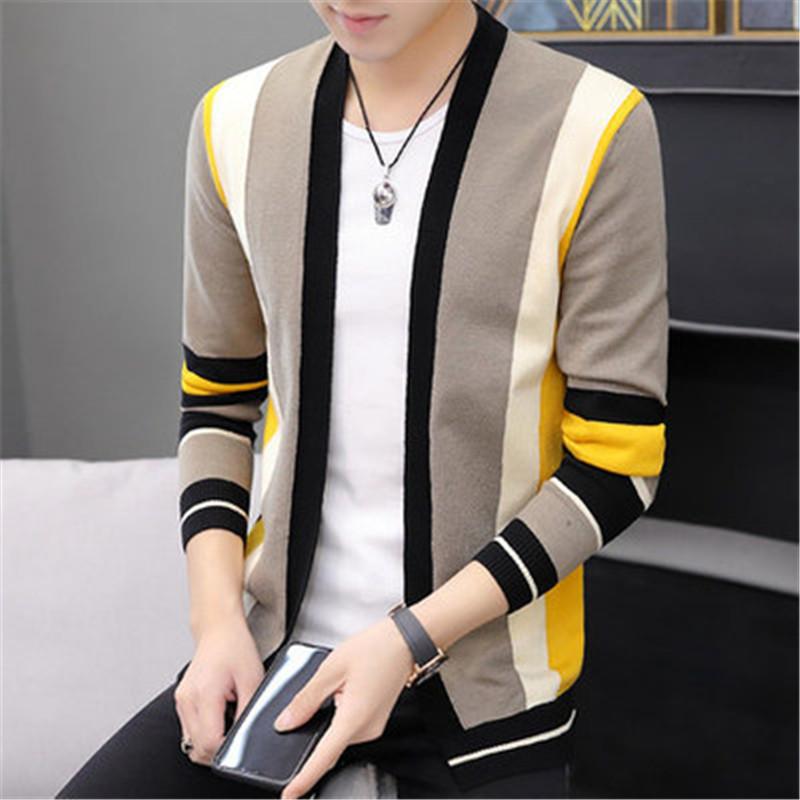 Man Cardigan Sweater Coats Fashion Trend Long Sleeve Button Zipper Sweater Jackets Designer Spring Male New Casual Slim Knitted Sweater, 17
Man Cardigan Sweater Coats Fashion Trend Long Sleeve Button Zipper Sweater Jackets Designer Spring Male New Casual Slim Knitted Sweater, 17