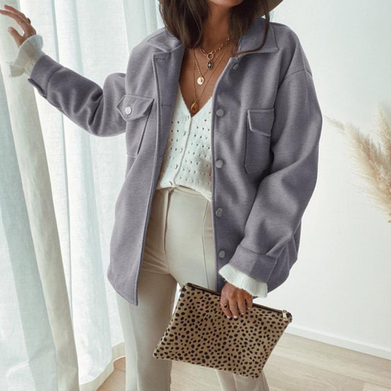 Fashion Elegant new Girls Plus Size Jacket Chic Vintage Women 2020 Long Sleeve Woolen Coats Solid Coat Female Streetwear G2113, Khaki
Fashion Elegant new Girls Plus Size Jacket Chic Vintage Women 2020 Long Sleeve Woolen Coats Solid Coat Female Streetwear G2113, Khaki