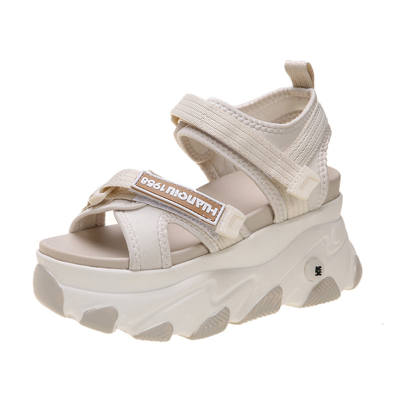 2021 New Women's Open Toed Sandals Summer Nylon Cross Buckle Bottom Woman Sandal Thick Beach 9cm Shoe 2ZH1, Beige.
2021 New Women's Open Toed Sandals Summer Nylon Cross Buckle Bottom Woman Sandal Thick Beach 9cm Shoe 2ZH1, Beige.