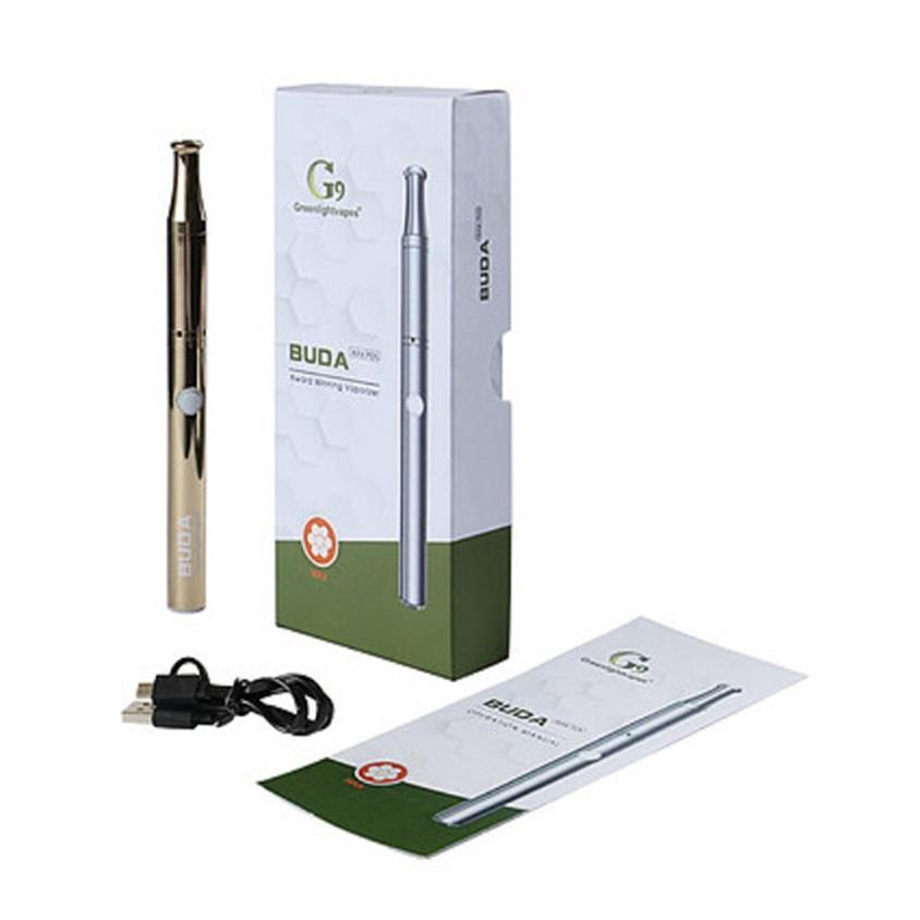 100% Authentic G9 Buda Wax Vaporizer Concentrate Vape Pen 350mah battery atomizer Usb cable original E-cigarette Kits a48, Blue
100% Authentic G9 Buda Wax Vaporizer Concentrate Vape Pen 350mah battery atomizer Usb cable original E-cigarette Kits a48, Blue