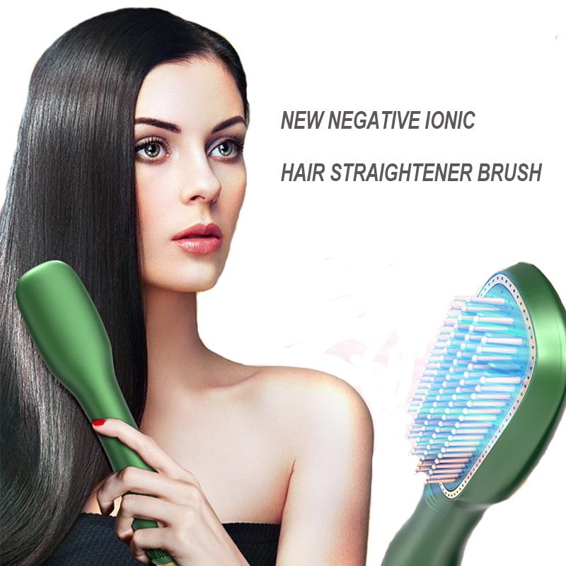 New Negative Ionic Hair Straightener Brush Electric Hair Dryer Hot Air Brush Dual-use Hairdryer Blow Comb Styling Tools
New Negative Ionic Hair Straightener Brush Electric Hair Dryer Hot Air Brush Dual-use Hairdryer Blow Comb Styling Tools