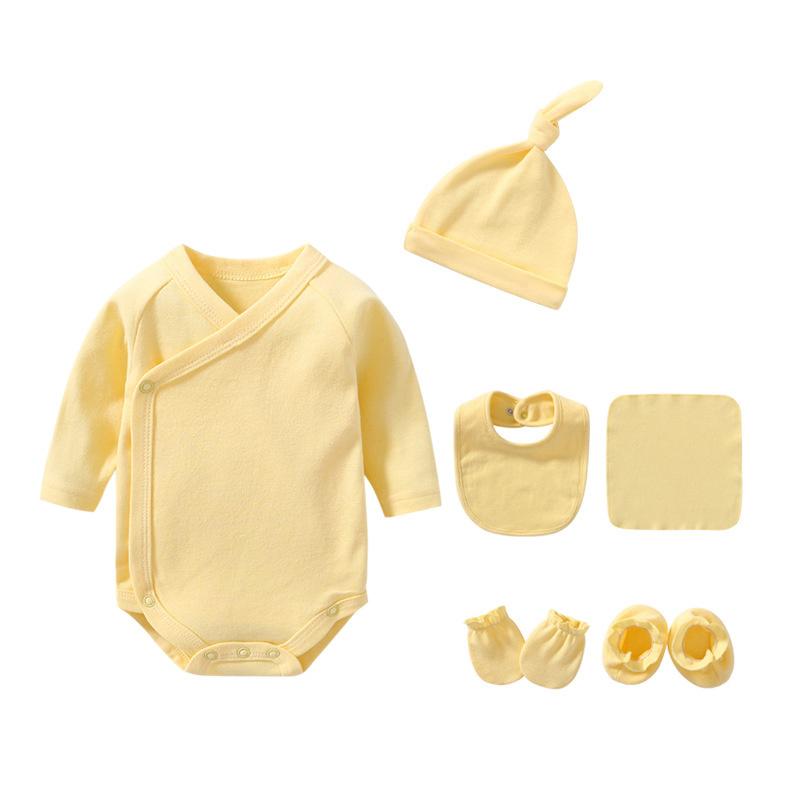 Clothing Sets Unisex Cotton Baby Girl Clothes 6PCS Pajamas Solid Bodysuits Born Boy Full Sleeve Ropa, White
Clothing Sets Unisex Cotton Baby Girl Clothes 6PCS Pajamas Solid Bodysuits Born Boy Full Sleeve Ropa, White