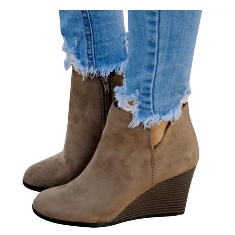 Women Winter Shoes Waterproof Ankle Boot Plus Size Wedges Zipper Solid Booties Female Comfort Plus Size Botas Mujer Dropship1
Women Winter Shoes Waterproof Ankle Boot Plus Size Wedges Zipper Solid Booties Female Comfort Plus Size Botas Mujer Dropship1