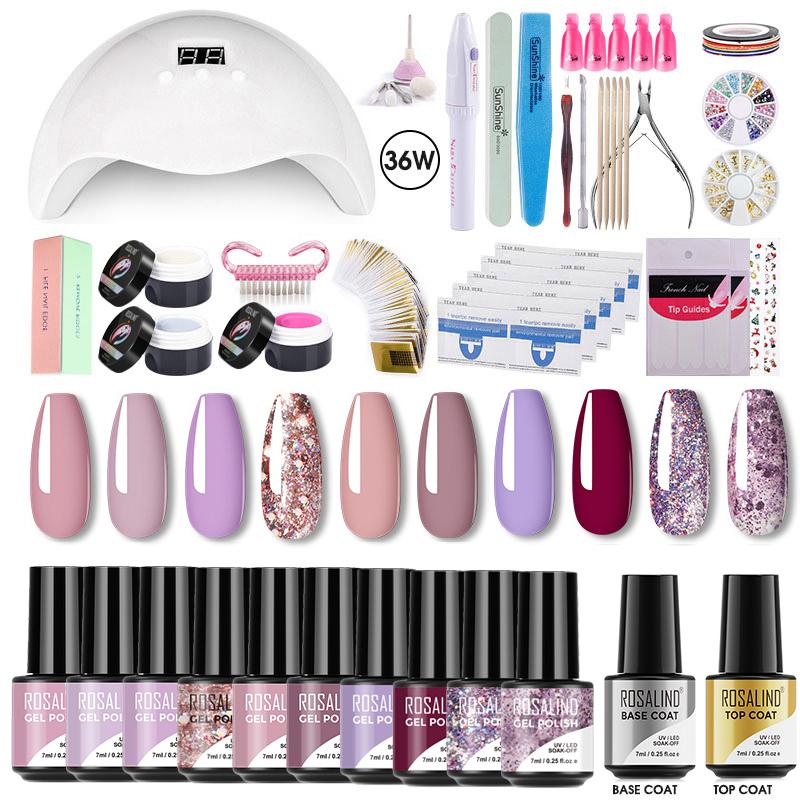 ROSALIND Gel Nail Polish Set Hybrid Varnish Soak Off UV Gel LED Semi Permanent All For Manicure Nail Art Polish Manicure Set
ROSALIND Gel Nail Polish Set Hybrid Varnish Soak Off UV Gel LED Semi Permanent All For Manicure Nail Art Polish Manicure Set