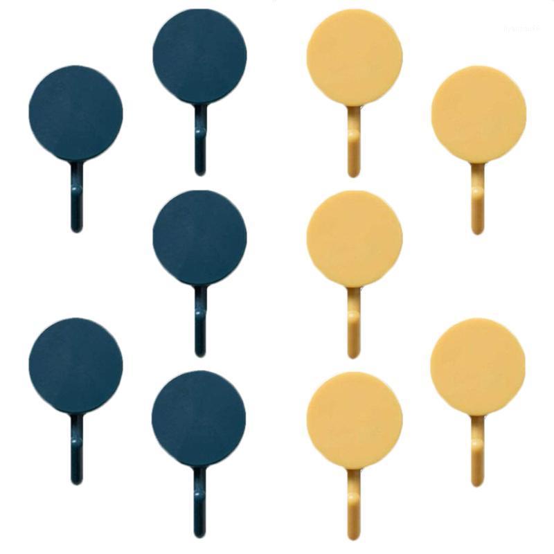 10 Pieces Hooks, Household Wall Mounted Hooks No Drilling Wall Hanger for Kitchen Bathroom1
10 Pieces Hooks, Household Wall Mounted Hooks No Drilling Wall Hanger for Kitchen Bathroom1