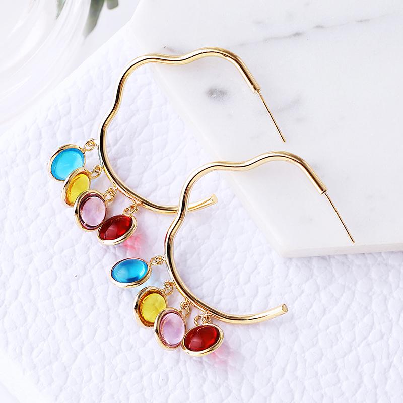 XIUMEIYIZU Rainbow Pink Color Rhinestone Earrings Sweet Style Tassel Drop Earrings Fashion Temperament Plating Brass Jewelry
XIUMEIYIZU Rainbow Pink Color Rhinestone Earrings Sweet Style Tassel Drop Earrings Fashion Temperament Plating Brass Jewelry