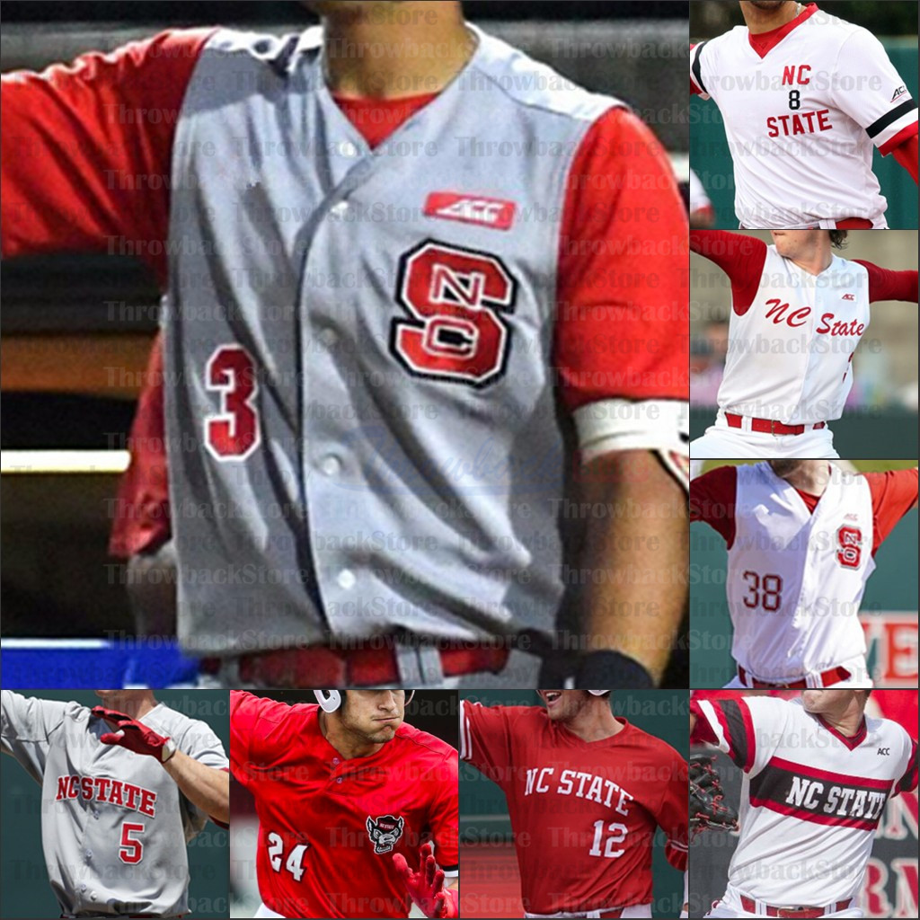 2021 NC STATE Baseball jerseys 8 Trea Turner 13 Tyler McDonough 3 Devonte Brown 8 Jose Torres 5 Patrick Bailey 46 Nick Swiney 10 David Harrison 24 Luca Tresh WHITE, Red i
2021 NC STATE Baseball jerseys 8 Trea Turner 13 Tyler McDonough 3 Devonte Brown 8 Jose Torres 5 Patrick Bailey 46 Nick Swiney 10 David Harrison 24 Luca Tresh WHITE, Red i