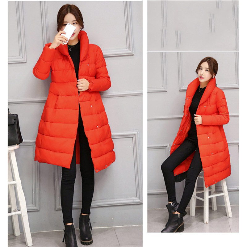 Fashion women parka coat Purple gray orange plus size tops jacket autumn winter new korean plus thick warmth clothing LR598 201019