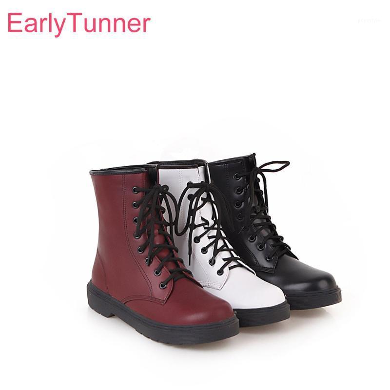 Brand New Winter Breathable Black White Women Combat Boots Fashion Lady Riding Shoes Med Heels EA9 Plus Big Size 10 431
Brand New Winter Breathable Black White Women Combat Boots Fashion Lady Riding Shoes Med Heels EA9 Plus Big Size 10 431