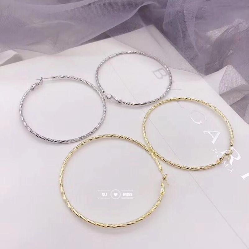 Hoop & Huggie Gold Silver Color Round Big Earring For Women Trendy Jewelry Wholesale Earings Accessories
Hoop & Huggie Gold Silver Color Round Big Earring For Women Trendy Jewelry Wholesale Earings Accessories