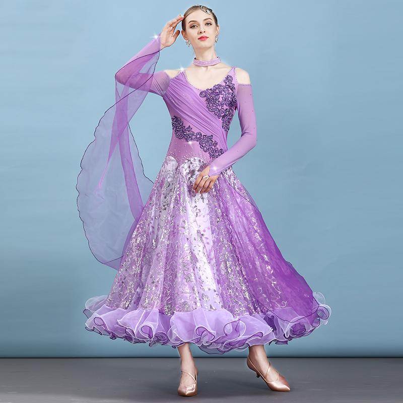 Ballroom Dance Competition Dresses Women Elegant Waltz Tango Standard Dance Performance Clothing Ladies Foxtrot Dress DC4401, Pink
Ballroom Dance Competition Dresses Women Elegant Waltz Tango Standard Dance Performance Clothing Ladies Foxtrot Dress DC4401, Pink