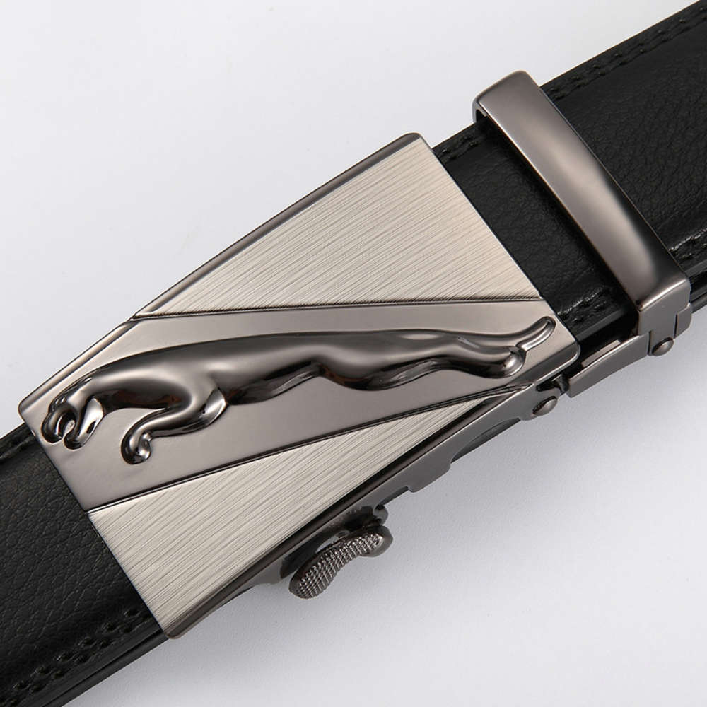 Men's belt leather belt two layer leather trousers with trendy men's automatic buckle, Black
Men's belt leather belt two layer leather trousers with trendy men's automatic buckle, Black