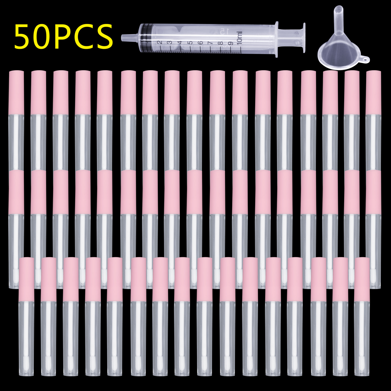 50 pcs Three Colors Refillable Lip Gloss Tubes 2.5ML Grade Clear Plastic Empty Make up DIY Lip Gloss Containers Make up Tools 201014
50 pcs Three Colors Refillable Lip Gloss Tubes 2.5ML Grade Clear Plastic Empty Make up DIY Lip Gloss Containers Make up Tools 201014