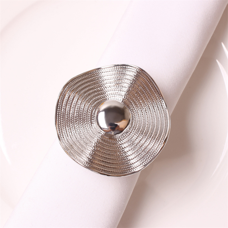 Table Napkin Holders Gold and Silver Napkin Rings Hat Design