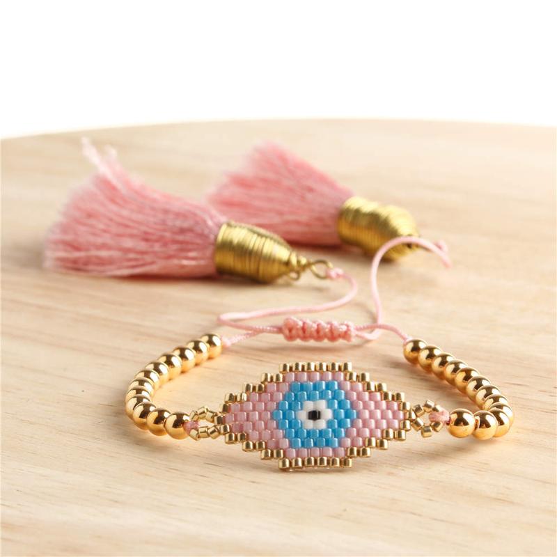 Go2boho Evil Eye Bracelet MIYUKI Bracelet Women Pulseras Mujer Moda 2020 New Tassel Jewelry Handmade Japan Import Plastic Beads
Go2boho Evil Eye Bracelet MIYUKI Bracelet Women Pulseras Mujer Moda 2020 New Tassel Jewelry Handmade Japan Import Plastic Beads