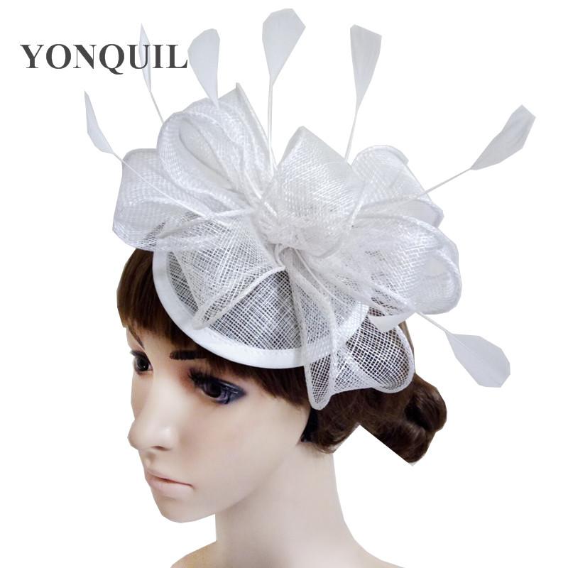 Elegant cocktail fascinators base with loops hair accessories occasion headwear wedding headpiece party hats 17 colors, White
Elegant cocktail fascinators base with loops hair accessories occasion headwear wedding headpiece party hats 17 colors, White