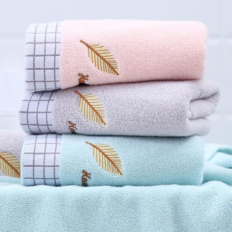 2 Pack 100% Cotton Face Wash Household Towel Soft Absorbent Adult Bath Thickened Embroidered Towel for Family Use, Random color
2 Pack 100% Cotton Face Wash Household Towel Soft Absorbent Adult Bath Thickened Embroidered Towel for Family Use, Random color