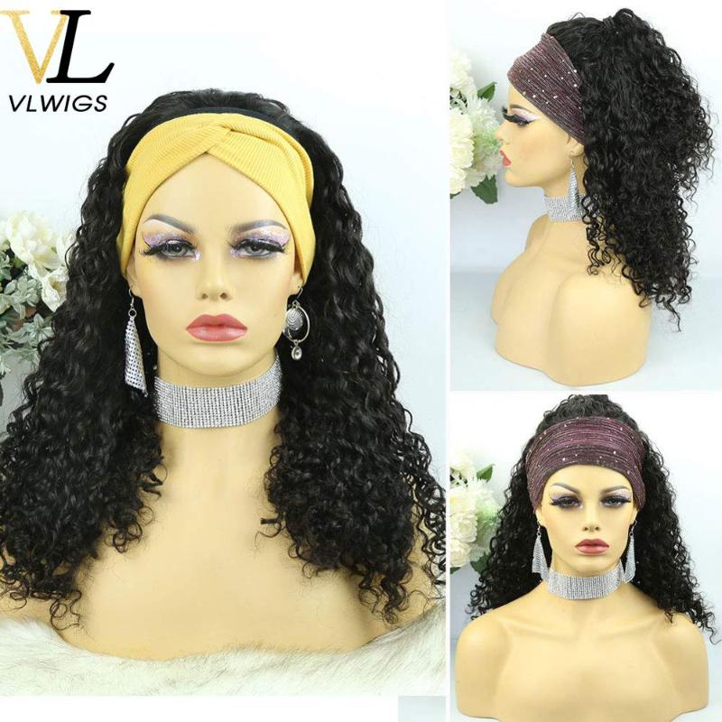 VLwigs Headband Wigs For Black Women Brazilian Deep Wave Curly Human Hair Wigs Glueless Full Machine Made Wig With Headband, Natural color
VLwigs Headband Wigs For Black Women Brazilian Deep Wave Curly Human Hair Wigs Glueless Full Machine Made Wig With Headband, Natural color