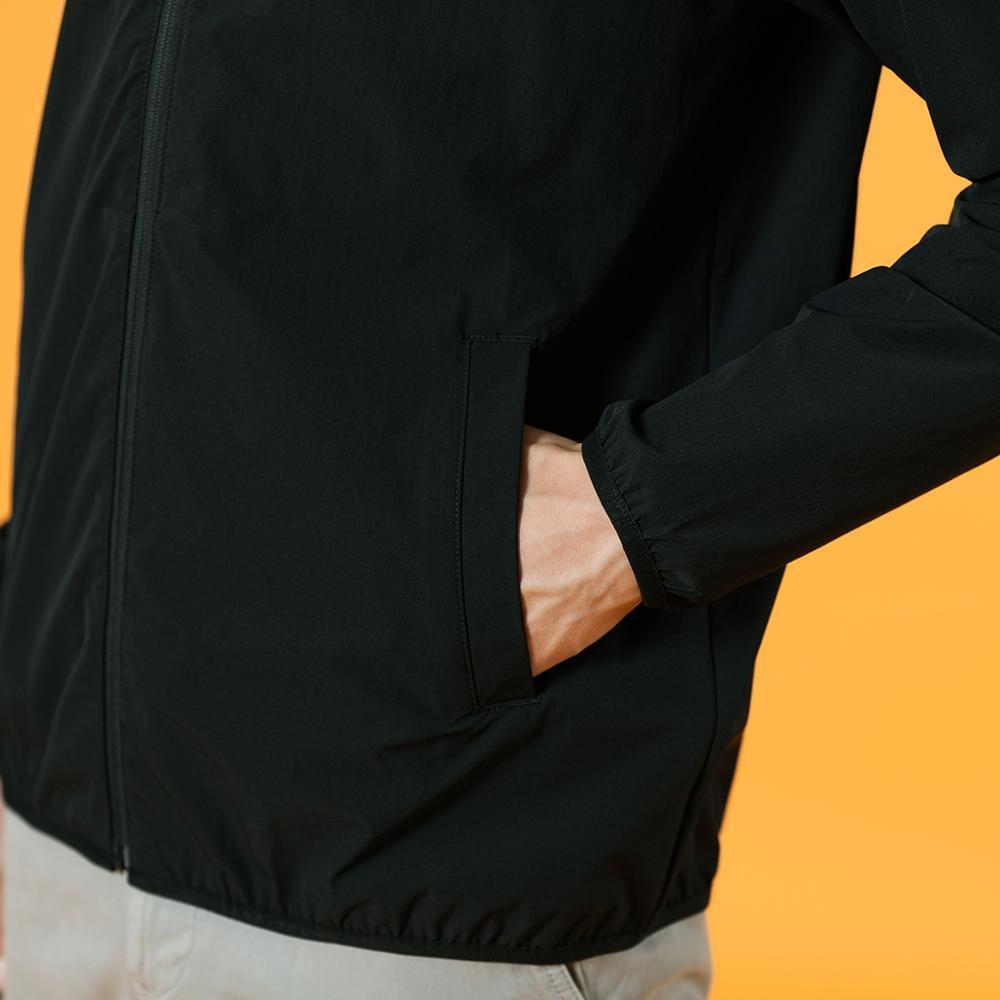 SIMWOOD Autumn new thin jacket men hooded fashion jackets letter print windbreaker high quality outerwear coats SJ130435 201119
