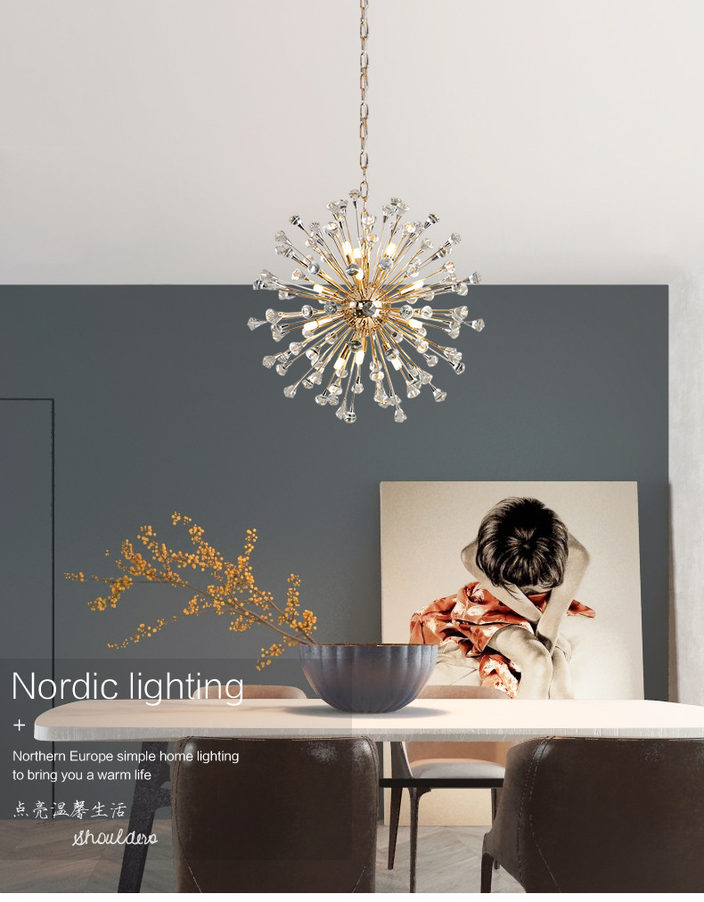 Postmodern Luxury LED chandelier lighting Crystal creative living room hanging lamp Nordic restaurant bedroom lobby fixtures
Postmodern Luxury LED chandelier lighting Crystal creative living room hanging lamp Nordic restaurant bedroom lobby fixtures
