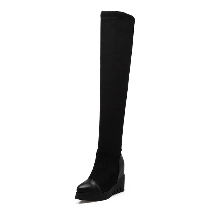 2020 Botas Mujer Big Size 34-43 brand Design Patch Color Over The Knee Boots Thick Sole Platform Slim Long Autumn Winter X60-6, Black
2020 Botas Mujer Big Size 34-43 brand Design Patch Color Over The Knee Boots Thick Sole Platform Slim Long Autumn Winter X60-6, Black