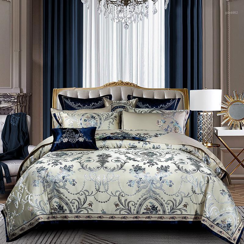 42 Europe Luxury Royal Bedding sets Queen King size Satin Jacquard Duvet cover Bedspread sheets set pillowsham 4/6/10Pcs1, Bedding set 1
42 Europe Luxury Royal Bedding sets Queen King size Satin Jacquard Duvet cover Bedspread sheets set pillowsham 4/6/10Pcs1, Bedding set 1