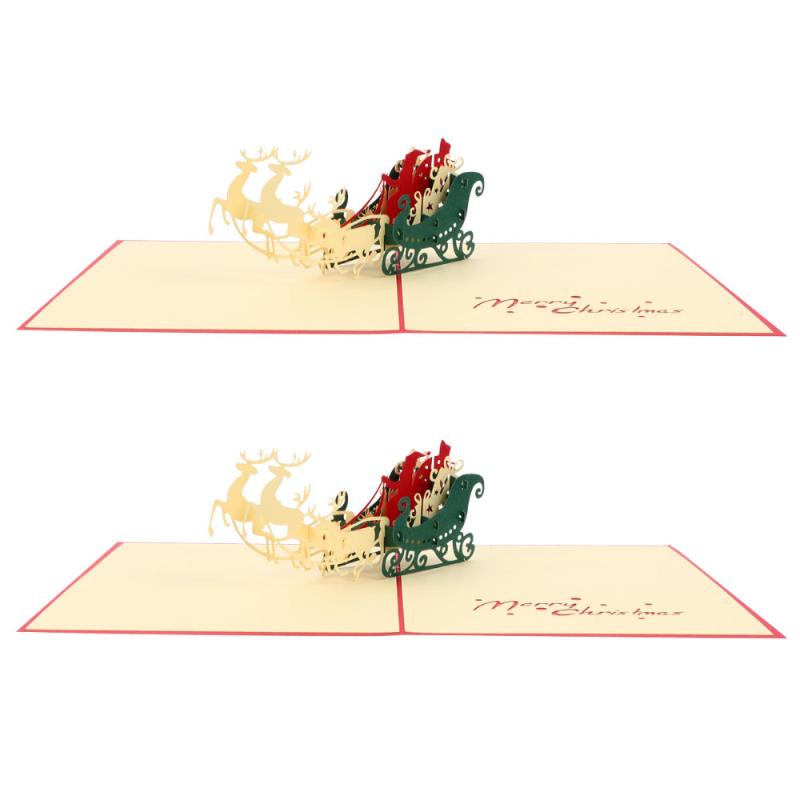 2Pcs Chic Lovely Paper Christmas Cards Blessing Cards for Girl Boy
2Pcs Chic Lovely Paper Christmas Cards Blessing Cards for Girl Boy