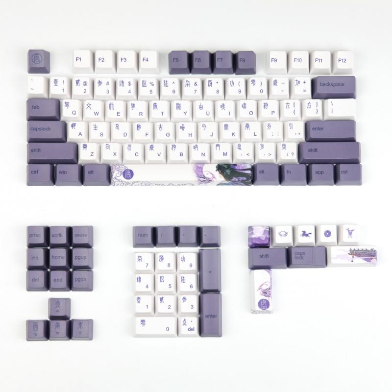 108 Keys Added Ladder Personality 6064 PBT Keycaps OEM Profile 1.75U 2U Shift DYE Sublimated Keycaps For 98% Mechanical Keyboard
108 Keys Added Ladder Personality 6064 PBT Keycaps OEM Profile 1.75U 2U Shift DYE Sublimated Keycaps For 98% Mechanical Keyboard