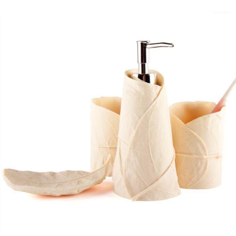 DecoTalk Nordic Style Bathroom Set Sandstone 4-piece Set Leaf-shaped Bathroom Decoration Solid Colors Supply Kits1
DecoTalk Nordic Style Bathroom Set Sandstone 4-piece Set Leaf-shaped Bathroom Decoration Solid Colors Supply Kits1