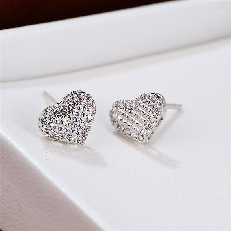 Stud Minimalist Female White Crystal Stone Earrings Rose Gold Silver Color Cute Heart Small Wedding For Women1
Stud Minimalist Female White Crystal Stone Earrings Rose Gold Silver Color Cute Heart Small Wedding For Women1