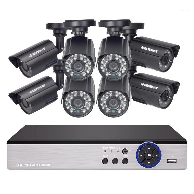 DEFEWAY 1080N 8 Channel DVR Kit CCTV Security Camera System Video Surveillance 4PCS 720P AHD Infrared Camera 1/2TB HDD1
DEFEWAY 1080N 8 Channel DVR Kit CCTV Security Camera System Video Surveillance 4PCS 720P AHD Infrared Camera 1/2TB HDD1