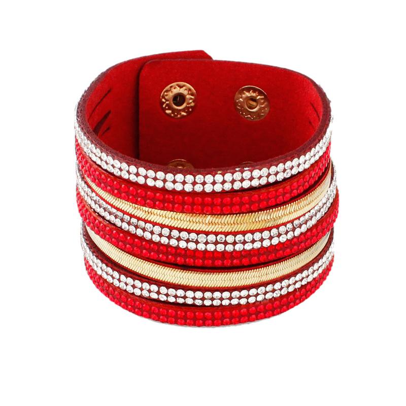 F&USnap Button with Adjustable Size Summer New Products Popular Fashion Style Wide Wrap Bracelet for Women
F&USnap Button with Adjustable Size Summer New Products Popular Fashion Style Wide Wrap Bracelet for Women