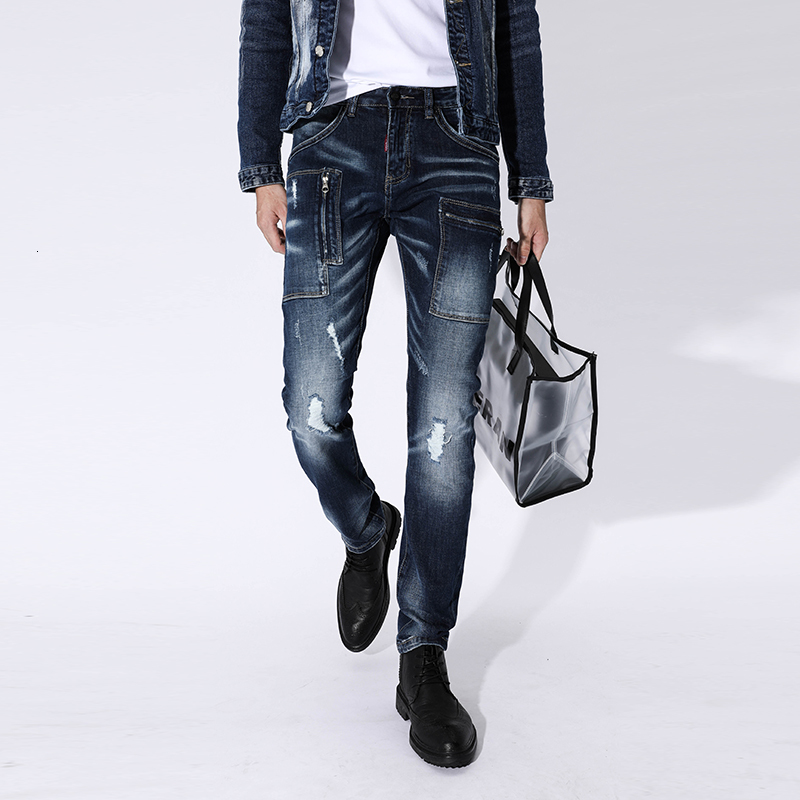 2021 Brim for Men Painted Thin Pants Embroidered Hip Hip-hop Edge Blue Spring J9OZ 
2021 Brim for Men Painted Thin Pants Embroidered Hip Hip-hop Edge Blue Spring J9OZ