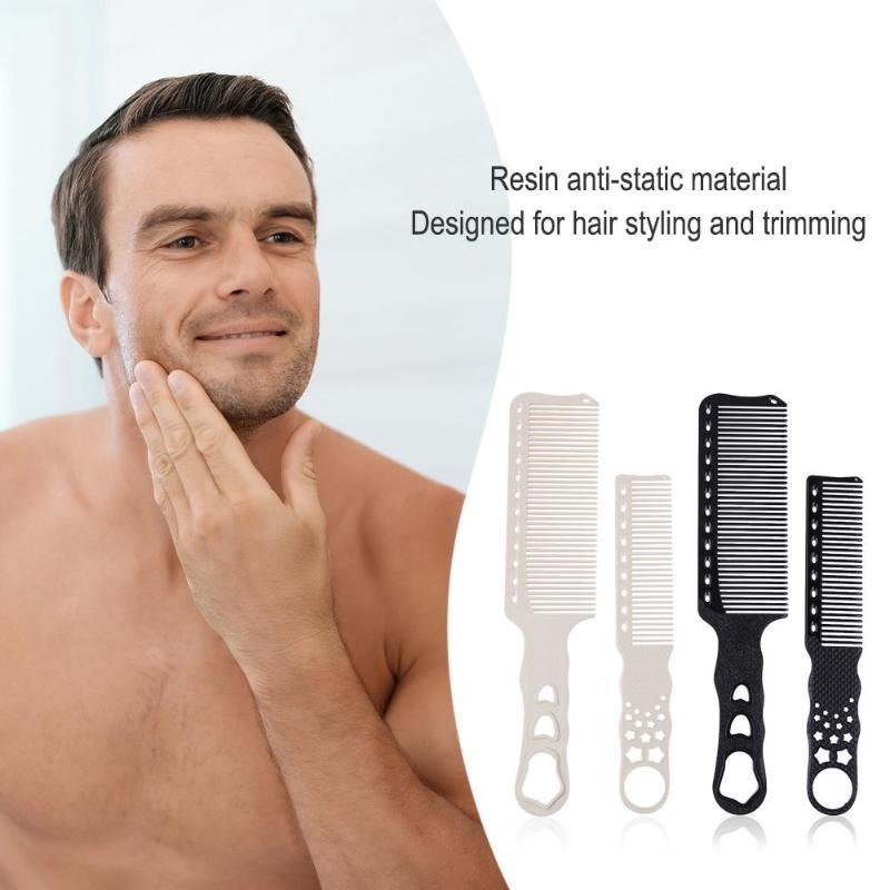 Professional Anti-static Resin Barbers Flat Comb Men Hair Clipper Barber Hair Cutting Comb Pro Care Styling Tool
Professional Anti-static Resin Barbers Flat Comb Men Hair Clipper Barber Hair Cutting Comb Pro Care Styling Tool