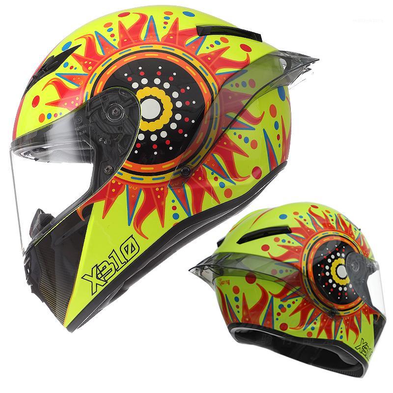 Motorcycle Full Face Moto Helmets Yellow Casco Riding Casque Racing Motocross Helmet Moto Helmet Men Women Motorbike Capacete1, Colorful lenses
Motorcycle Full Face Moto Helmets Yellow Casco Riding Casque Racing Motocross Helmet Moto Helmet Men Women Motorbike Capacete1, Colorful lenses