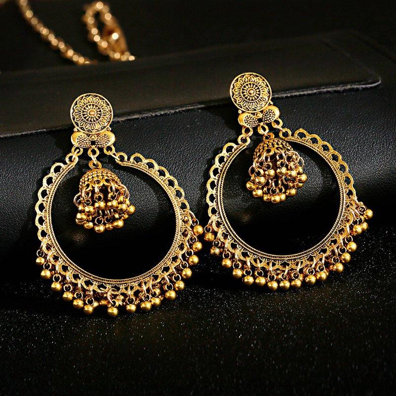 Dangle & Chandelier Retro Gypsy Gold Flower Drop Earrings 2021 Women Orecchini Jewelry Vintage Ladies Jhumka
Dangle & Chandelier Retro Gypsy Gold Flower Drop Earrings 2021 Women Orecchini Jewelry Vintage Ladies Jhumka