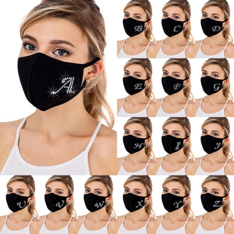 Fashion Unisex Elastic Reusable Washable Face Mask Sparkly Letters Rhinestone Face Mask Bandana Face Decor 100pcs
Fashion Unisex Elastic Reusable Washable Face Mask Sparkly Letters Rhinestone Face Mask Bandana Face Decor 100pcs