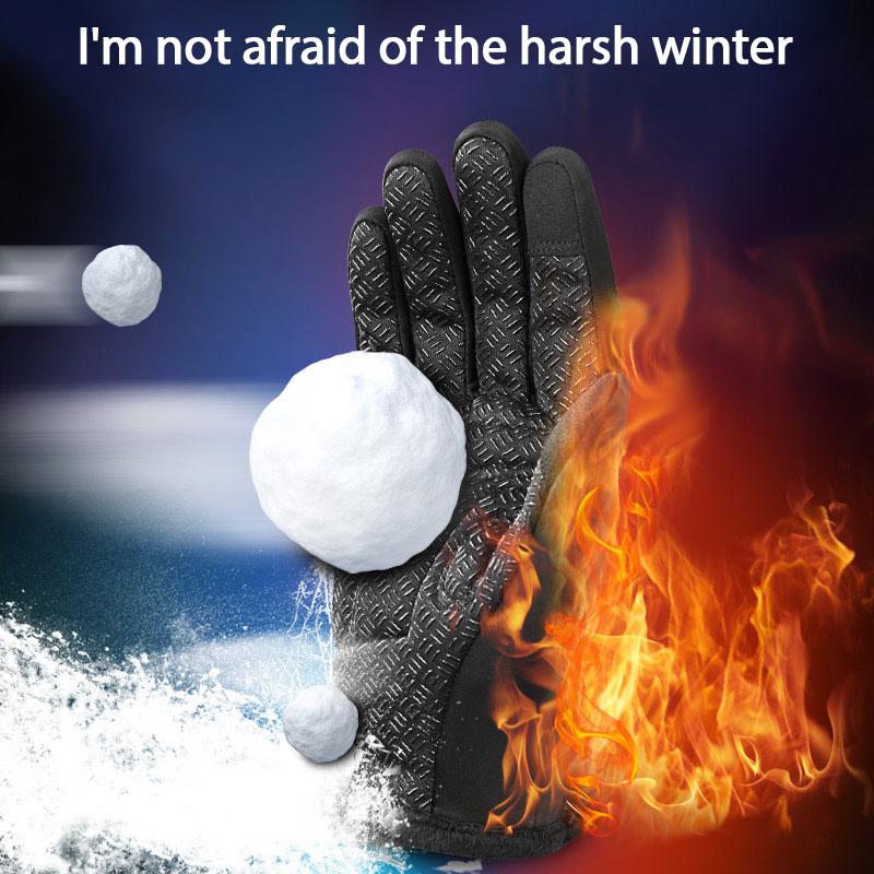 Cycling Winter Gloves Outdoor Thermal Waterproof Windproof Touch Screen Non-Slip Winter Sports Accessories, Black
Cycling Winter Gloves Outdoor Thermal Waterproof Windproof Touch Screen Non-Slip Winter Sports Accessories, Black