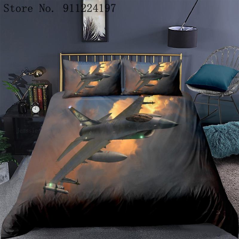 Home Textile Duvet Cover Comforter Bedding Set Single Double Queen King Size 3D Combat Aircraft Printing 2/3pcs Quilt Cover, Black
Home Textile Duvet Cover Comforter Bedding Set Single Double Queen King Size 3D Combat Aircraft Printing 2/3pcs Quilt Cover, Black