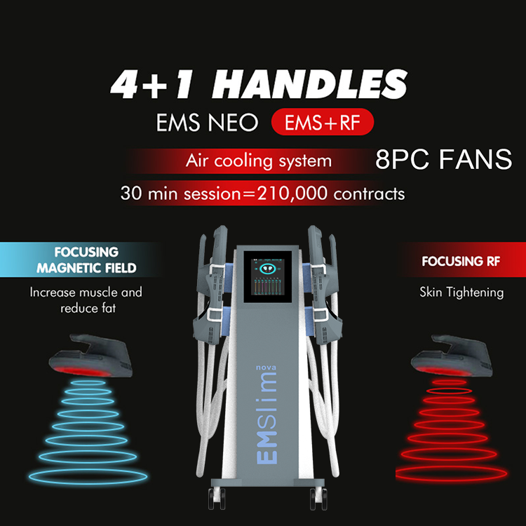 Emslim 4 In 1 With RF EMS Slimming Machine Electromagnetic Muscle Stimulate Body Contouring Sculpting Equipment 7Tesla Energy
Emslim 4 In 1 With RF EMS Slimming Machine Electromagnetic Muscle Stimulate Body Contouring Sculpting Equipment 7Tesla Energy