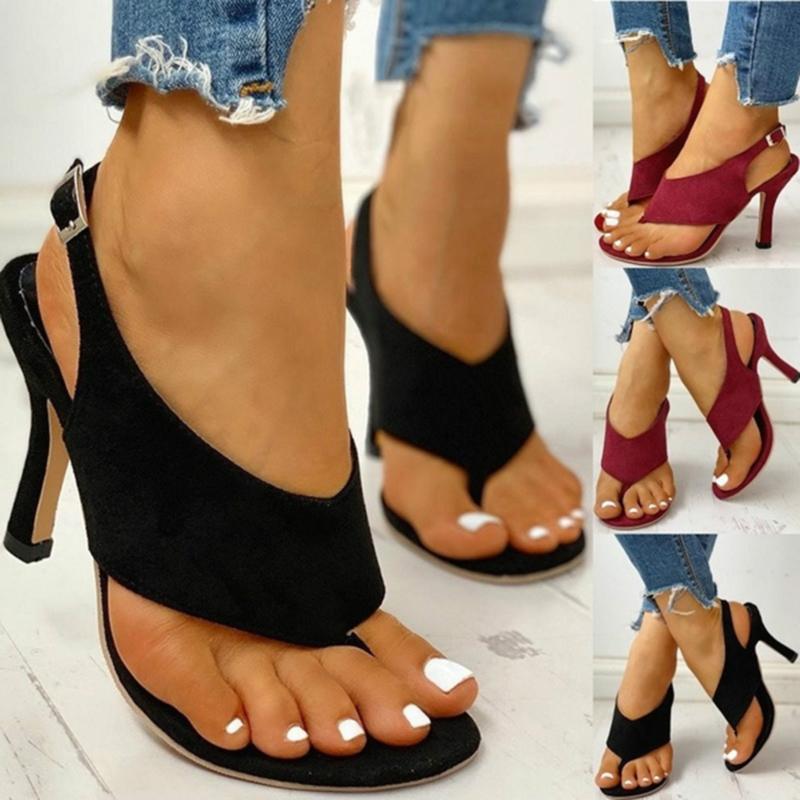 2021 New Lady Summer Slippers Sandals Thin High Heels Solid Sexy Women Shoes Pumps Wine Red Casual Medium Shoes Women, Black
2021 New Lady Summer Slippers Sandals Thin High Heels Solid Sexy Women Shoes Pumps Wine Red Casual Medium Shoes Women, Black