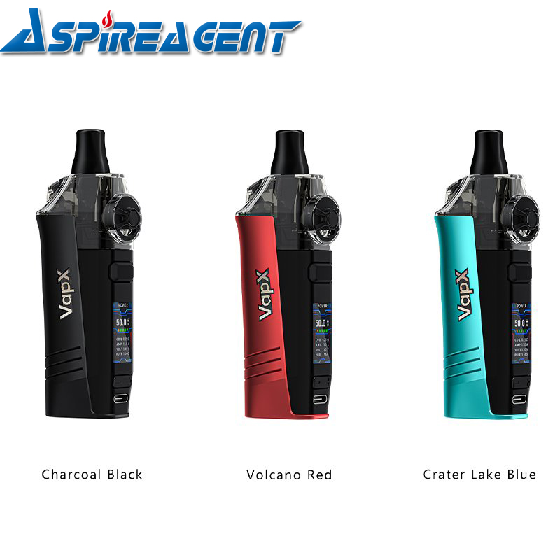VapX Geyser S Pod Mod Kit 50W 1500mAh with 3.2ml Pod Cartridge & Model 10 Coil Buck-boost Technology for MTL & DTL Vaping, Note for colors
VapX Geyser S Pod Mod Kit 50W 1500mAh with 3.2ml Pod Cartridge & Model 10 Coil Buck-boost Technology for MTL & DTL Vaping, Note for colors