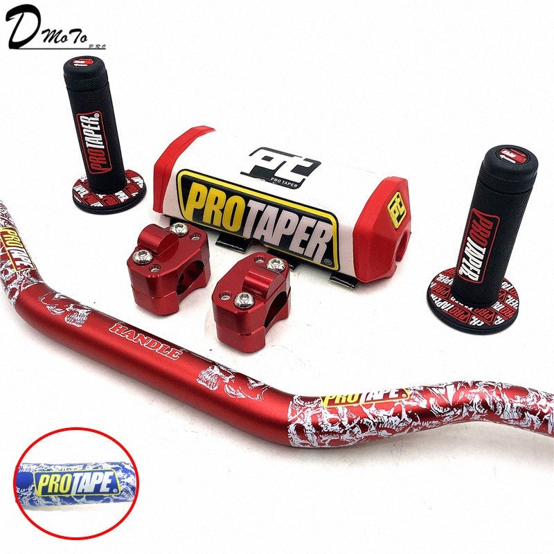 Handlebar For PRO Taper Pack Bar 1-1/8" Handle bar Pads Grips Pit Pro Racing Dirt Pit Bike Motorcycle CNC 28.5mm Adapter 5CVU#
Handlebar For PRO Taper Pack Bar 1-1/8" Handle bar Pads Grips Pit Pro Racing Dirt Pit Bike Motorcycle CNC 28.5mm Adapter 5CVU#